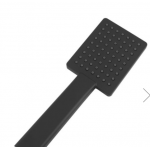 Aqua Matte Black Square Hand Shower
